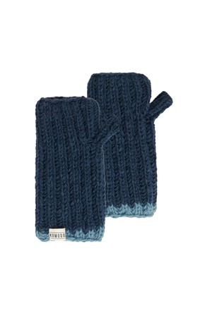 RAFI RIB Fleece Lined Mitten - Navy from KOMODO