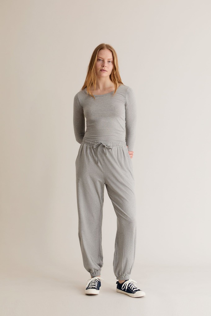 TERESA Jogger - GOTS Organic Cotton Grey from KOMODO