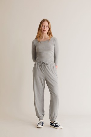 TERESA Jogger - GOTS Organic Cotton Grey from KOMODO