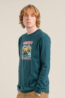 YAK Organic Cotton Tee - Teal via KOMODO