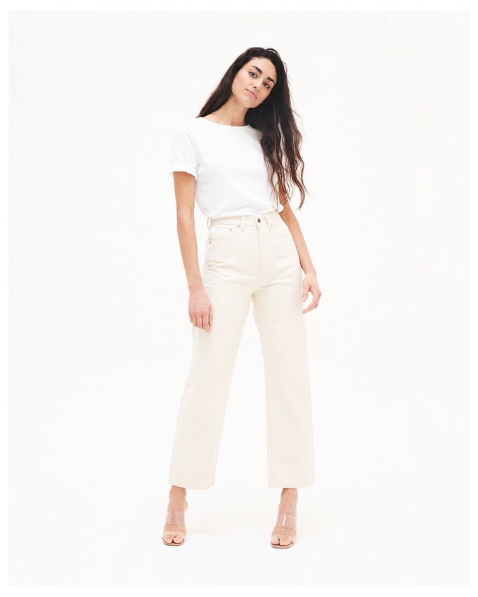 Bobbie Barrel Jeans Weiß from Kuyichi