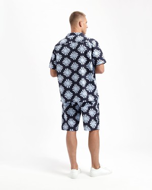 Tyler Linen Printed Short from Kuyichi