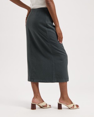 Hanna Tencel Wrap Skirt from Kuyichi