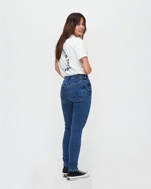 Lizzy High-Waist Super Skinny Jeans from Kuyichi