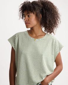Celine Striped Tee via Kuyichi
