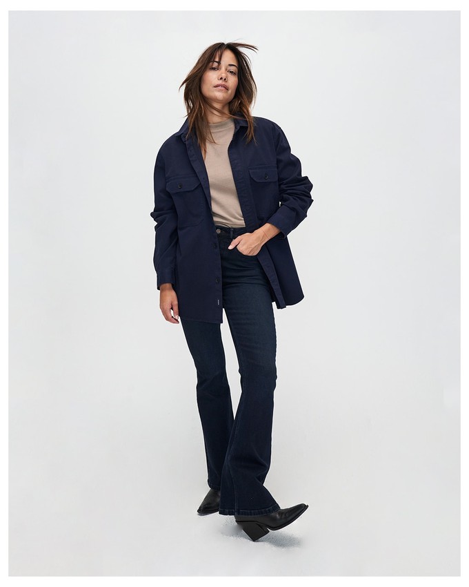 Lisette Flare Jeans Dunkelblau from Kuyichi