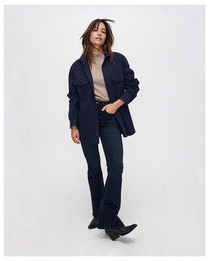 Lisette Flare Jeans Dunkelblau from Kuyichi