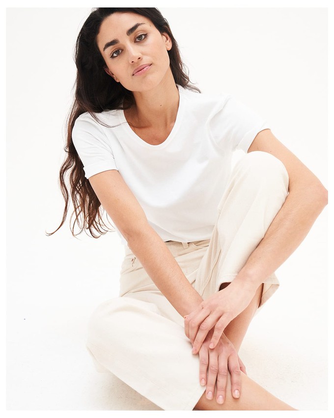 Bobbie Barrel Jeans Weiß from Kuyichi