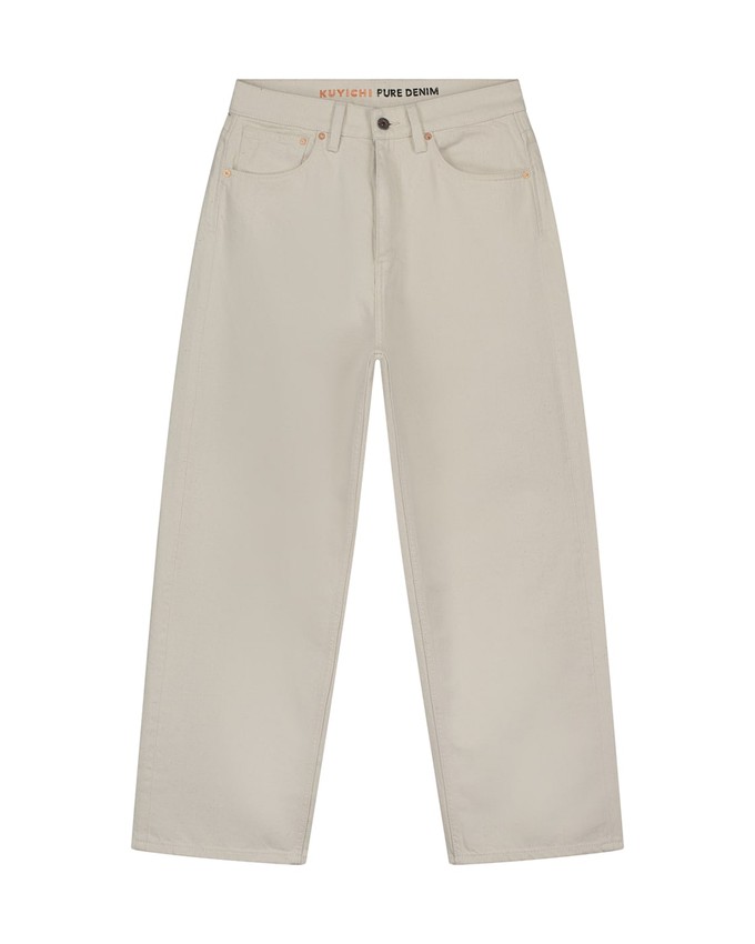 Bobbie Barrel Jeans Weiß from Kuyichi