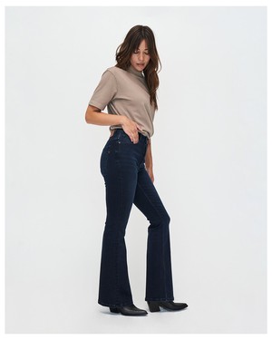 Lisette Flare Jeans Dunkelblau from Kuyichi