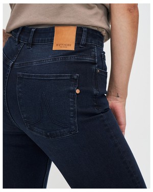 Lisette Flare Jeans Dunkelblau from Kuyichi