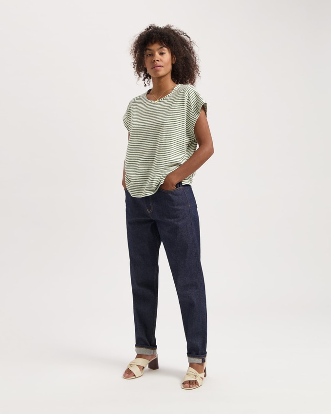 Celine Striped Tee from Kuyichi