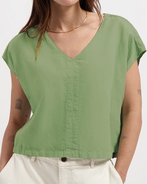 Emily T-Shirt mit V-Ausschnitt from Kuyichi