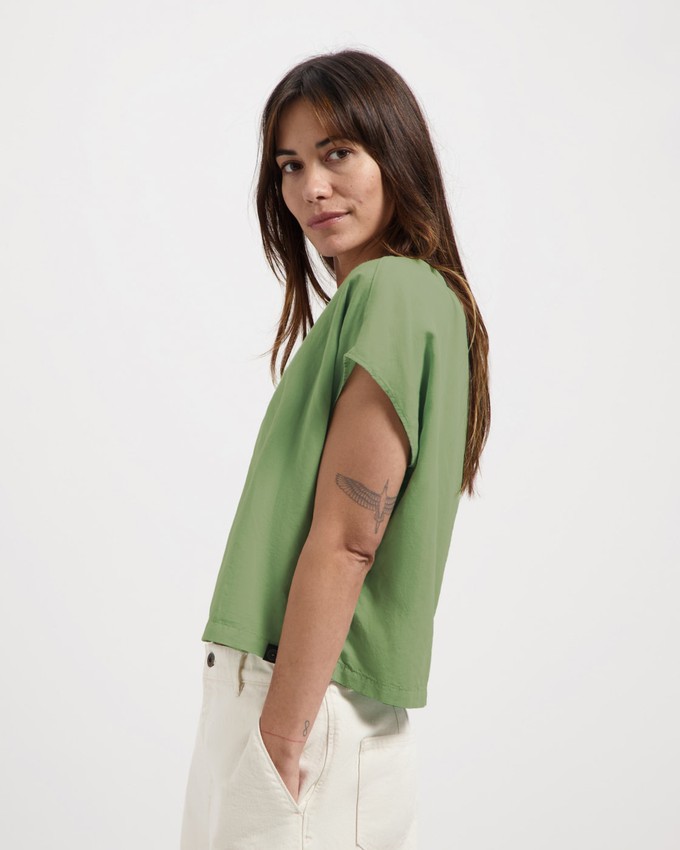 Emily T-Shirt mit V-Ausschnitt from Kuyichi