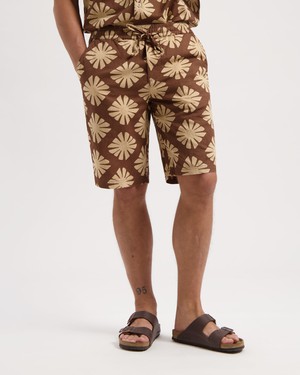 Tyler Linen Printed Short from Kuyichi