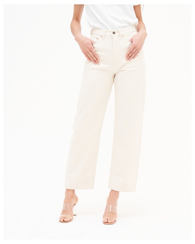 Bobbie Barrel Jeans Weiß from Kuyichi