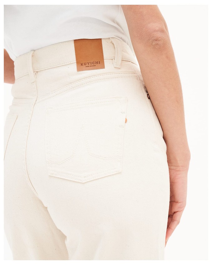 Bobbie Barrel Jeans Weiß from Kuyichi