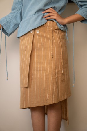 Materiality Wrap Around Skirt from Lafaani