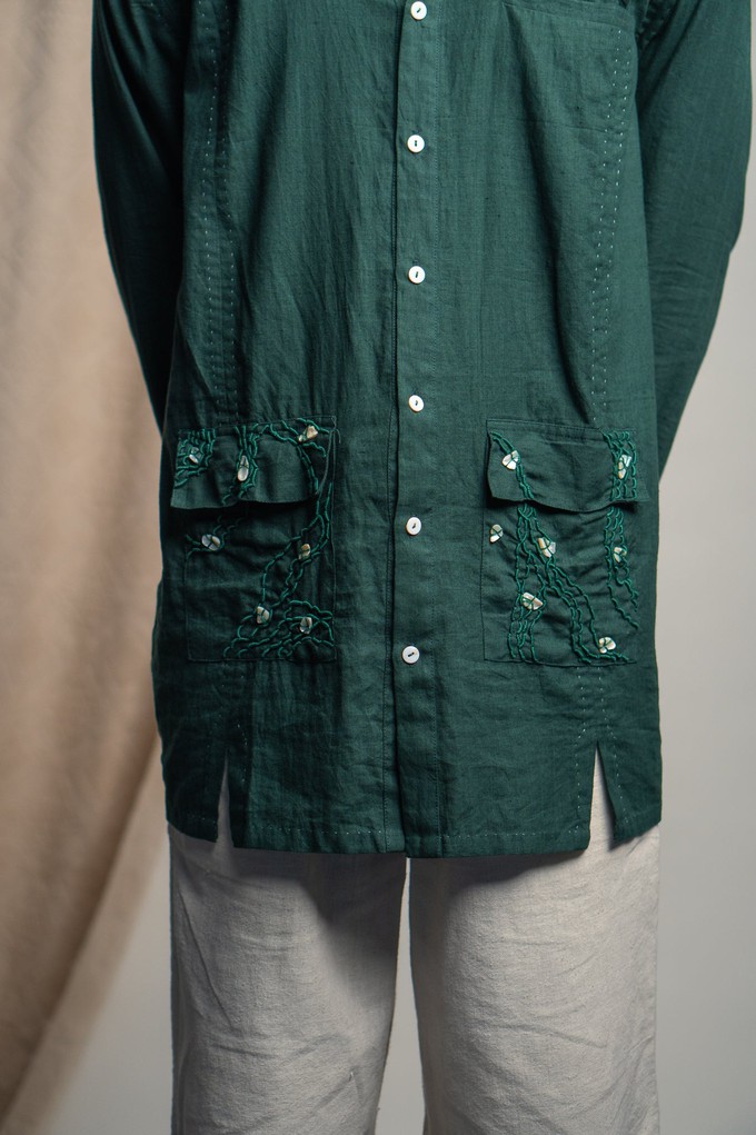 Rewind Panelled Shirt from Lafaani