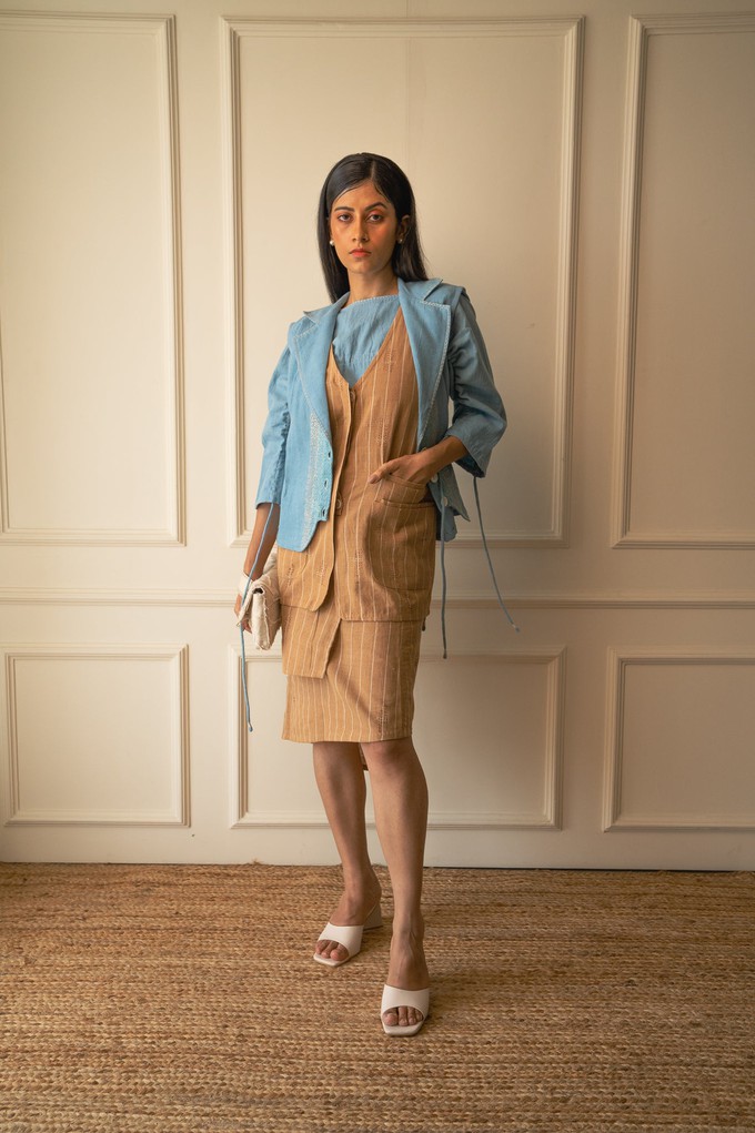 Materiality Wrap Around Skirt from Lafaani