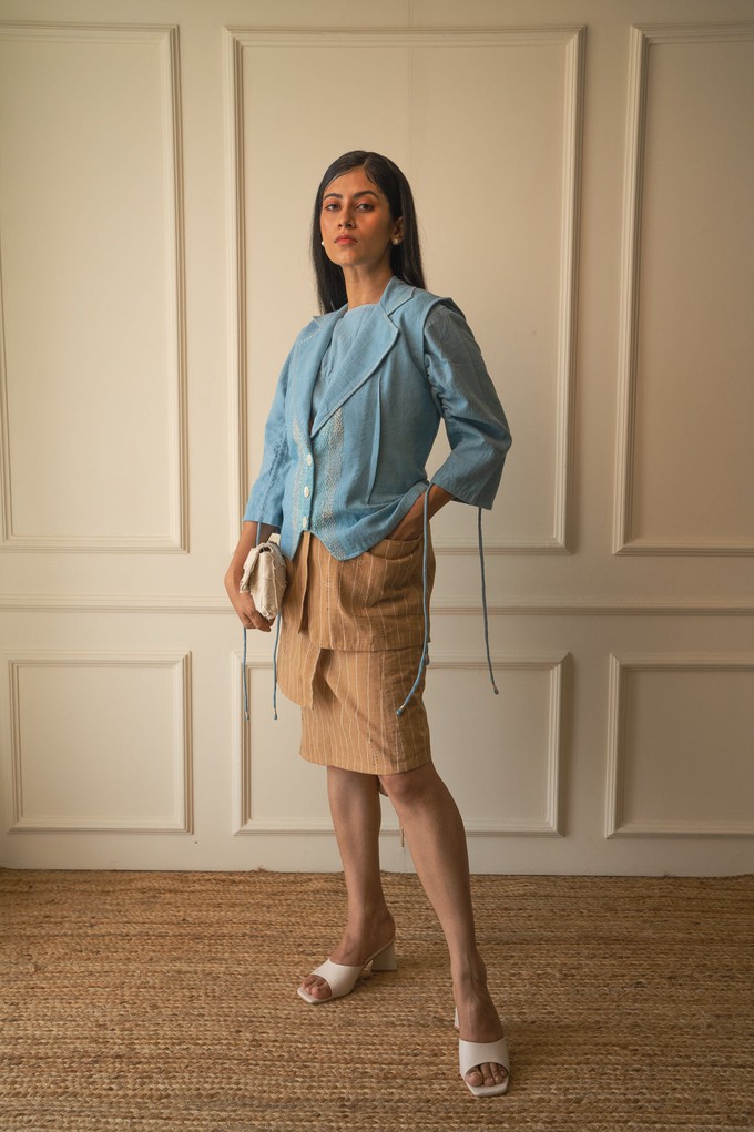 Materiality Wrap Around Skirt from Lafaani