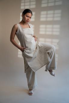 Dawning High Slit Tunic via Lafaani