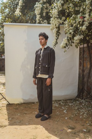 Sonder Unisex Black Bomber from Lafaani
