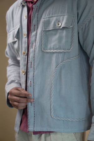 Phosphene Unisex Bomber & Pants Set - Grey from Lafaani