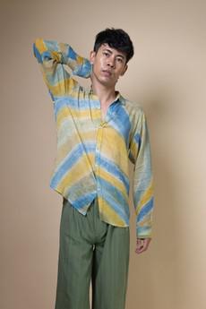 Meadows Unisex Handpainted Shirt via Lafaani