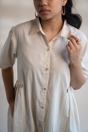 Dawning Button Down Dress from Lafaani