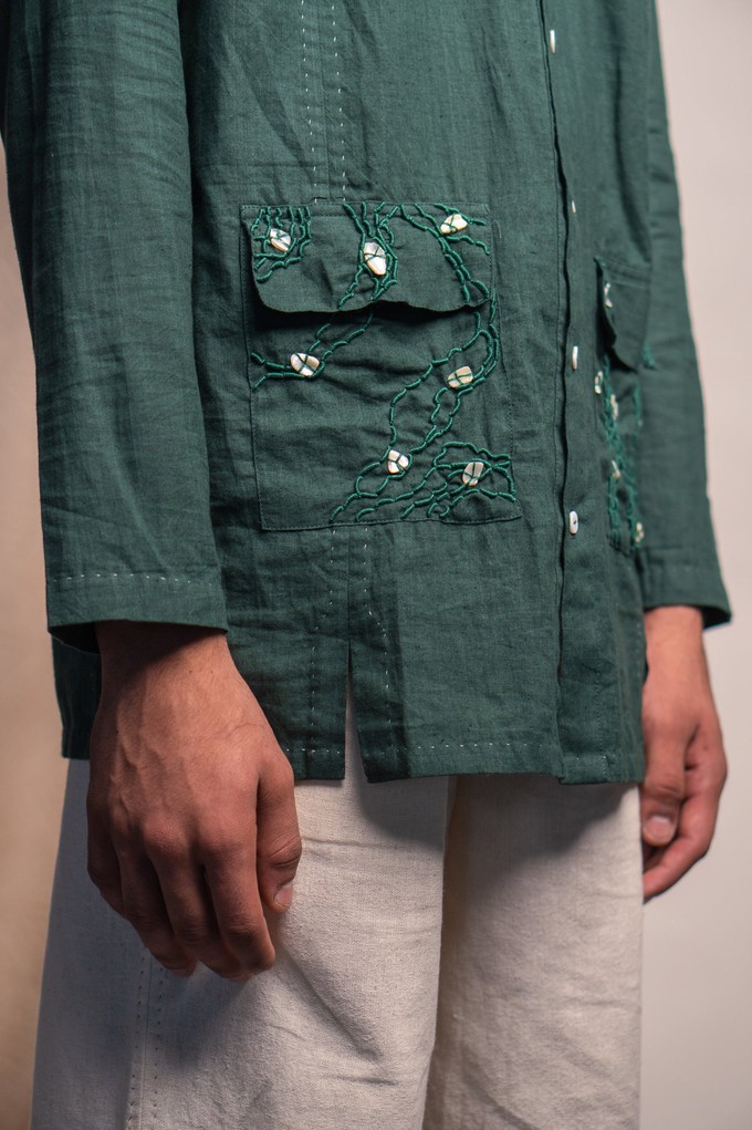 Rewind Panelled Shirt from Lafaani