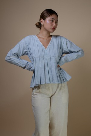 Meadows Pleated Blouse from Lafaani