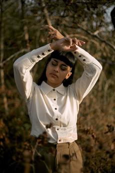 Side-Belt Shirt via Lafaani