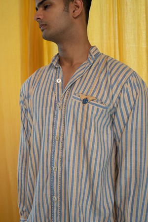 AY Panelled Shirt from Lafaani
