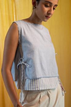 AY Layered Blouse via Lafaani