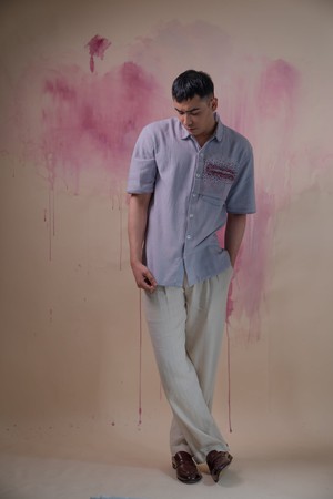 Phosphene Extra Flap Shirt from Lafaani