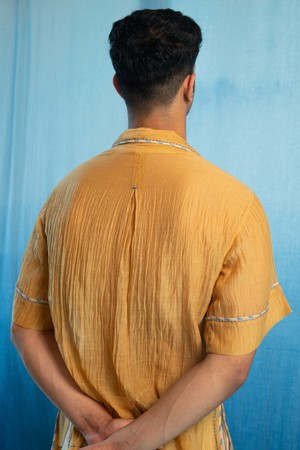 AY Unisex Chanderi Shirt from Lafaani