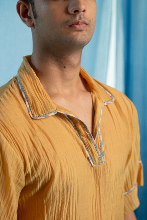 AY Unisex Chanderi Shirt from Lafaani