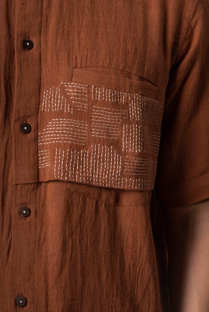 Extra Fabric Flap Shirt from Lafaani