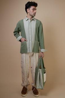 Meadows Melange Shirt via Lafaani