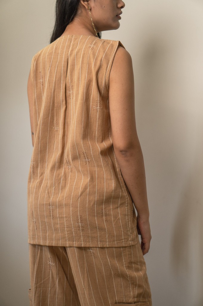 Materiality Long Vest from Lafaani
