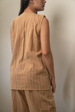 Materiality Long Vest from Lafaani