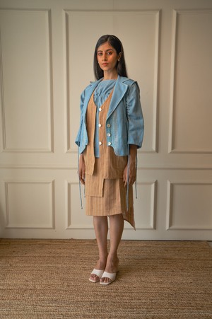 Materiality Wrap Around Skirt from Lafaani