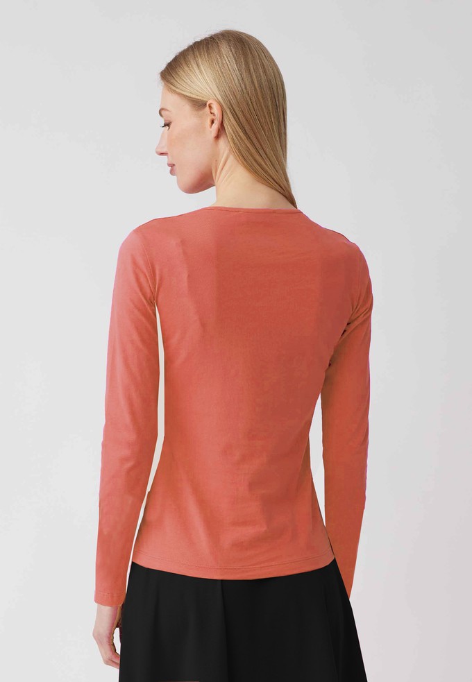 V-Neck Shirt, Modell Mara from LANA Organic