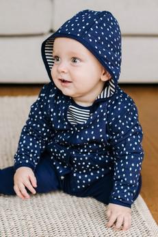 Wende-Kapuzenjacke, Modell Momo via LANA Organic