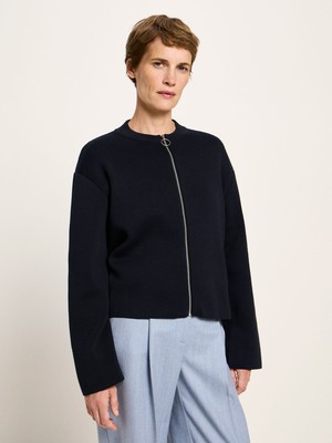 Strickjacke mit Reißverschluss (GOTS) from LANIUS