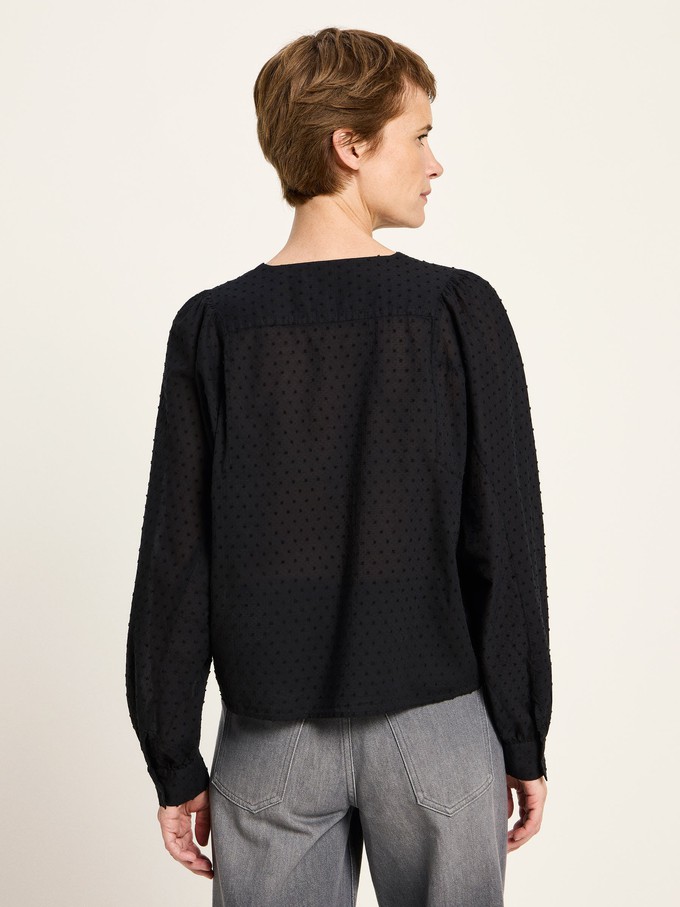 Strukturbluse mit Kräuseln from LANIUS