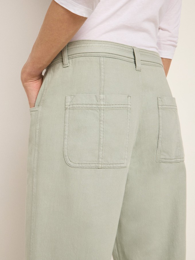 Hose mit Gürtel (GOTS) from LANIUS