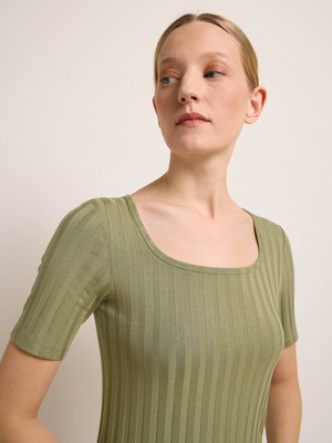 Halbarmshirt in Rippoptik from LANIUS