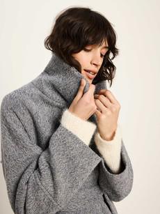 Mantel mit Bindegürtel via LANIUS